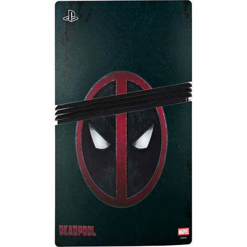 Marvel Deadpool Legacy Deadpool Logo PS5 Pro Bundle Skin